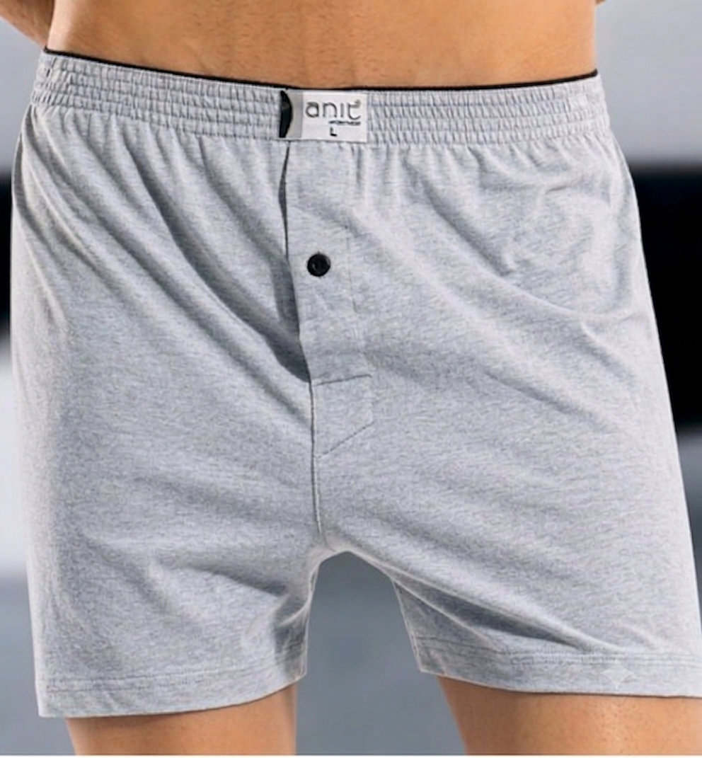 Anit Men Plain Cotton Boxer Shorts