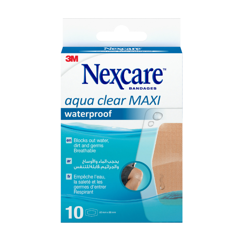 Nexcare Aqua Clear Waterproof Bandages 10 Pack
