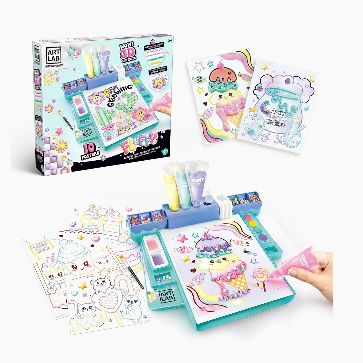 Art Lab Canal Toys Fluffy Painting Studio Set by Canal Toys