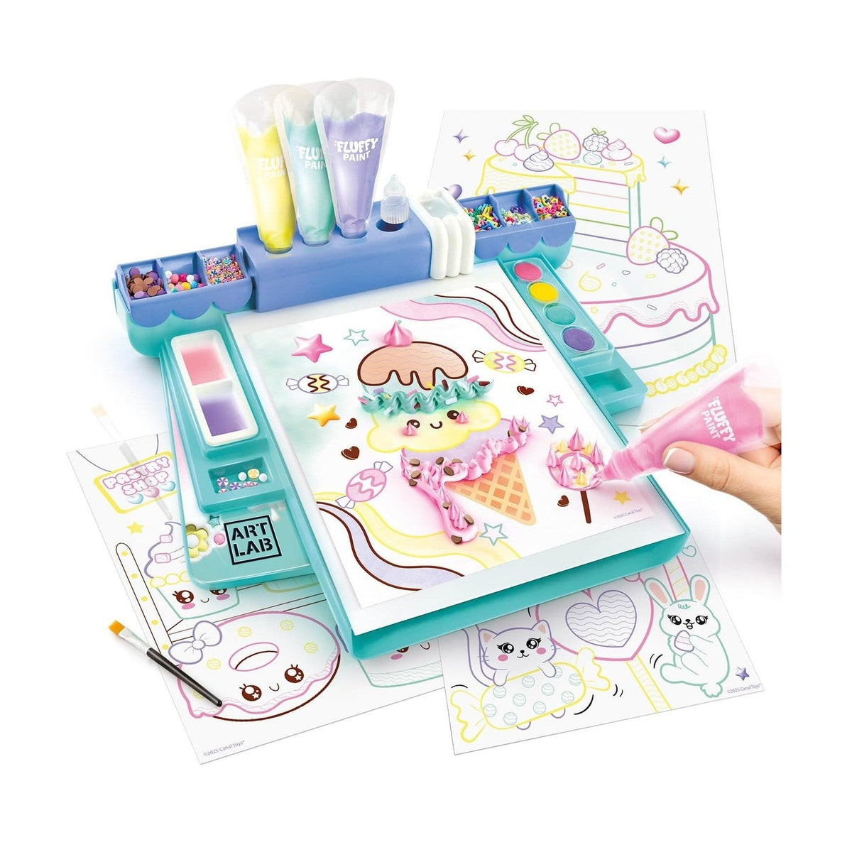 Art Lab Canal Toys Fluffy Painting Studio Set by Canal Toys