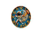 Astronaut and Moon Children's Wall Clock