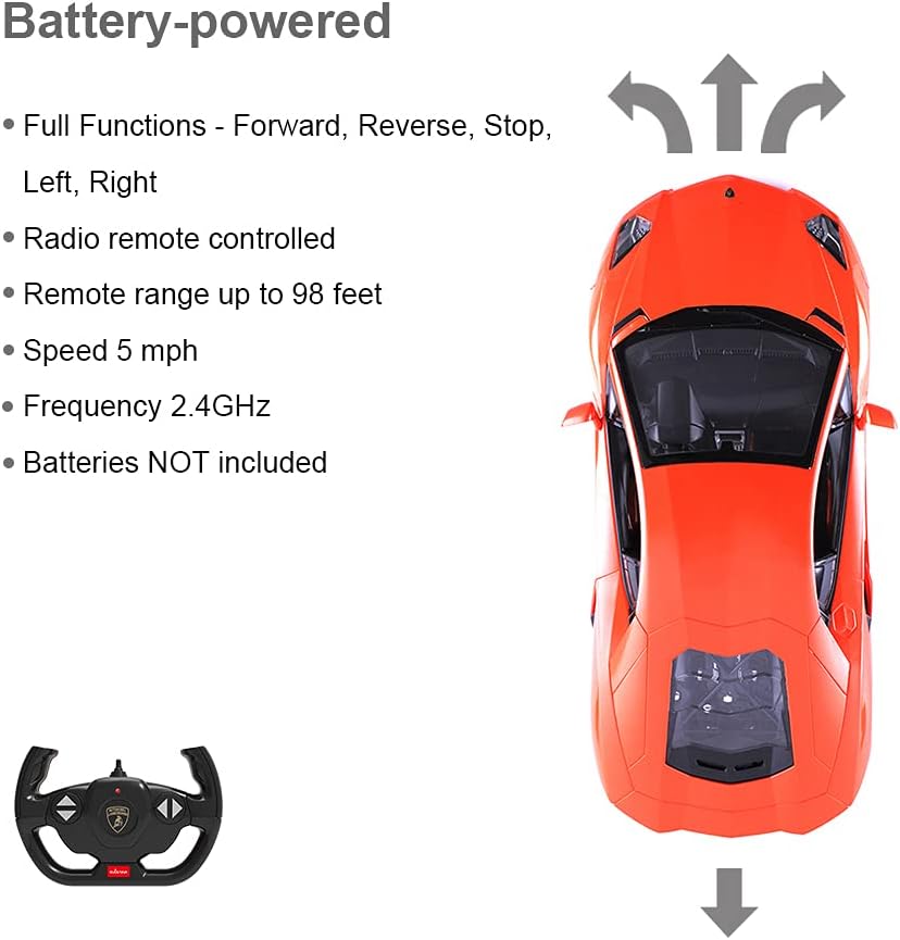 R/C 1:14 Aventador SVJ - Orange Remote Control Cars R/C 1:14 Aventador SVJ - Orange R/C 1:14 Aventador SVJ - Orange Rastar