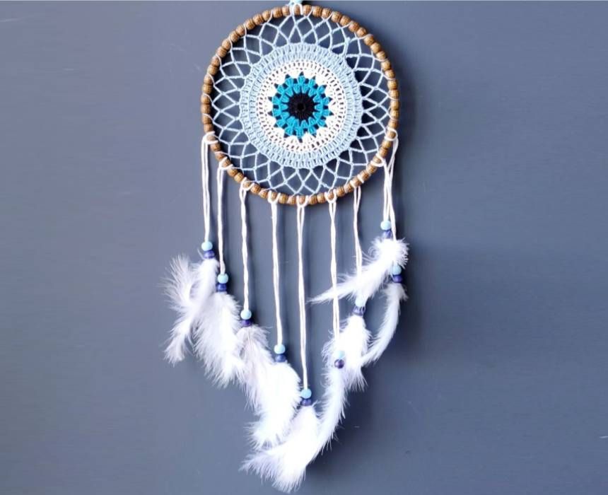 Beige Circle Dream Catcher