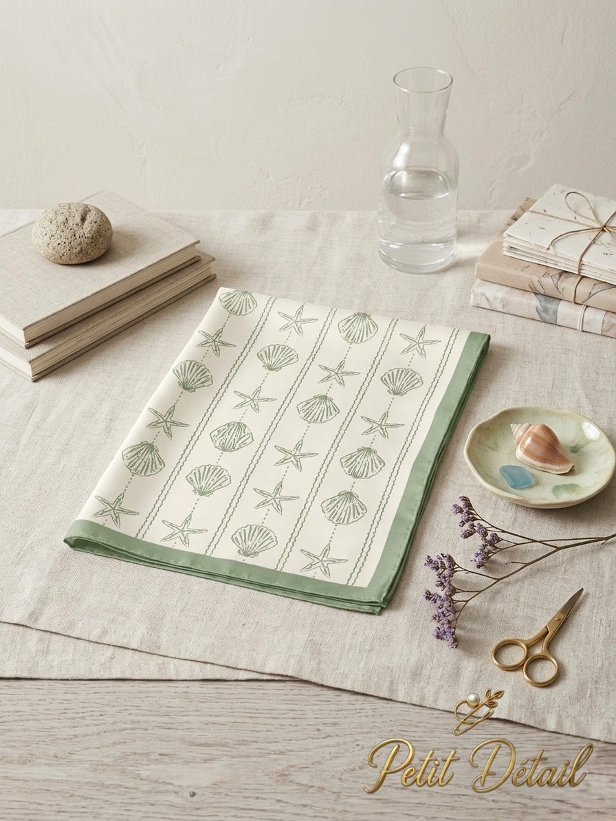 Sea Breeze Square Scarf Petit Détail Lebanon