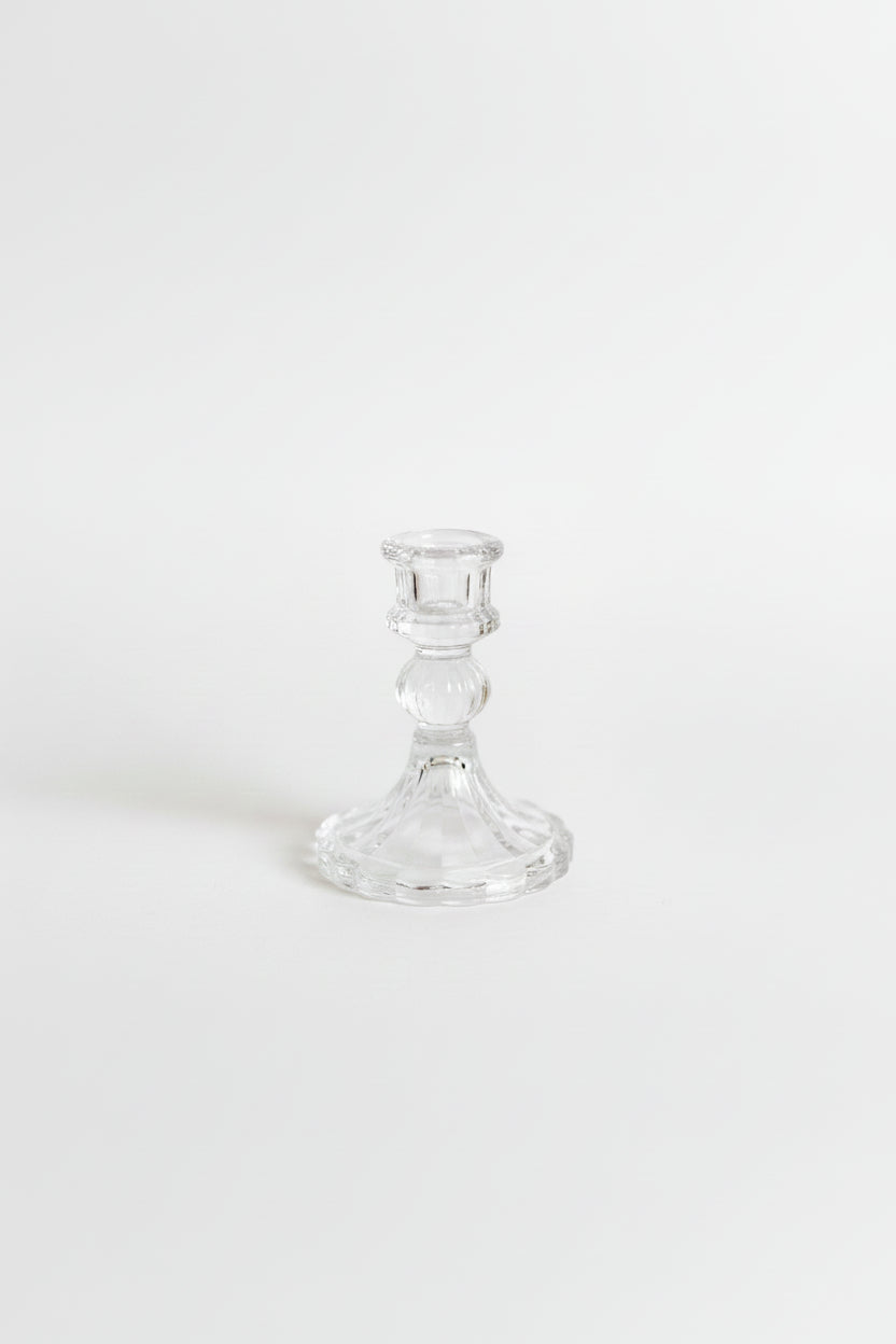 Transparent Glass Candle holder