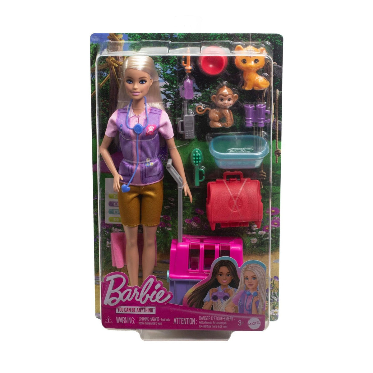 BARBIE CAREERS DOLL ANIMAL RESCUE by Mattel