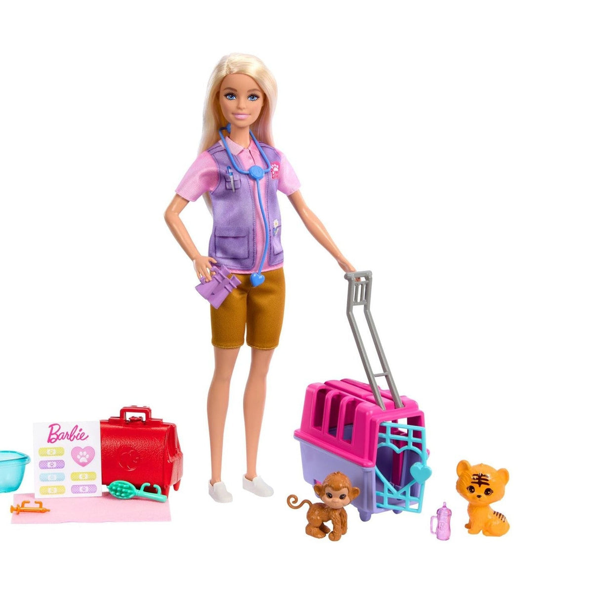 BARBIE CAREERS DOLL ANIMAL RESCUE by Mattel