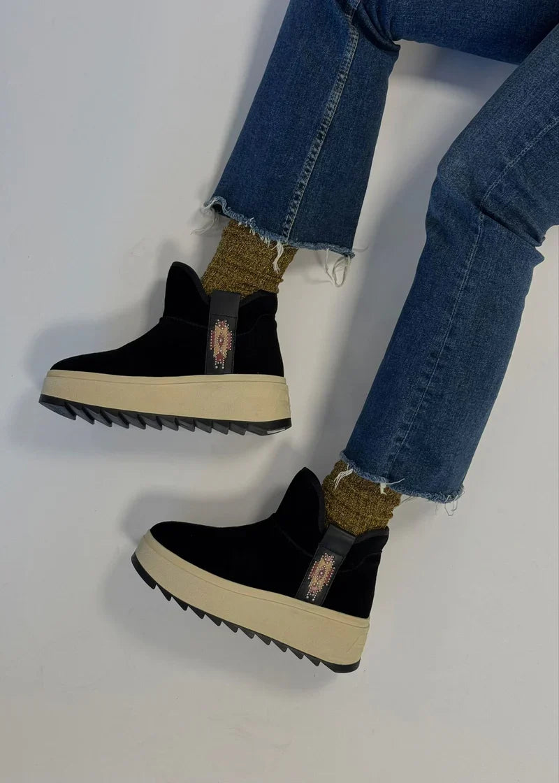 Ash Mask Ankle Boots in Black