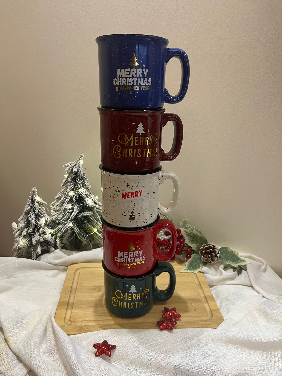 Christmas Mug Festive Durable Ceramic