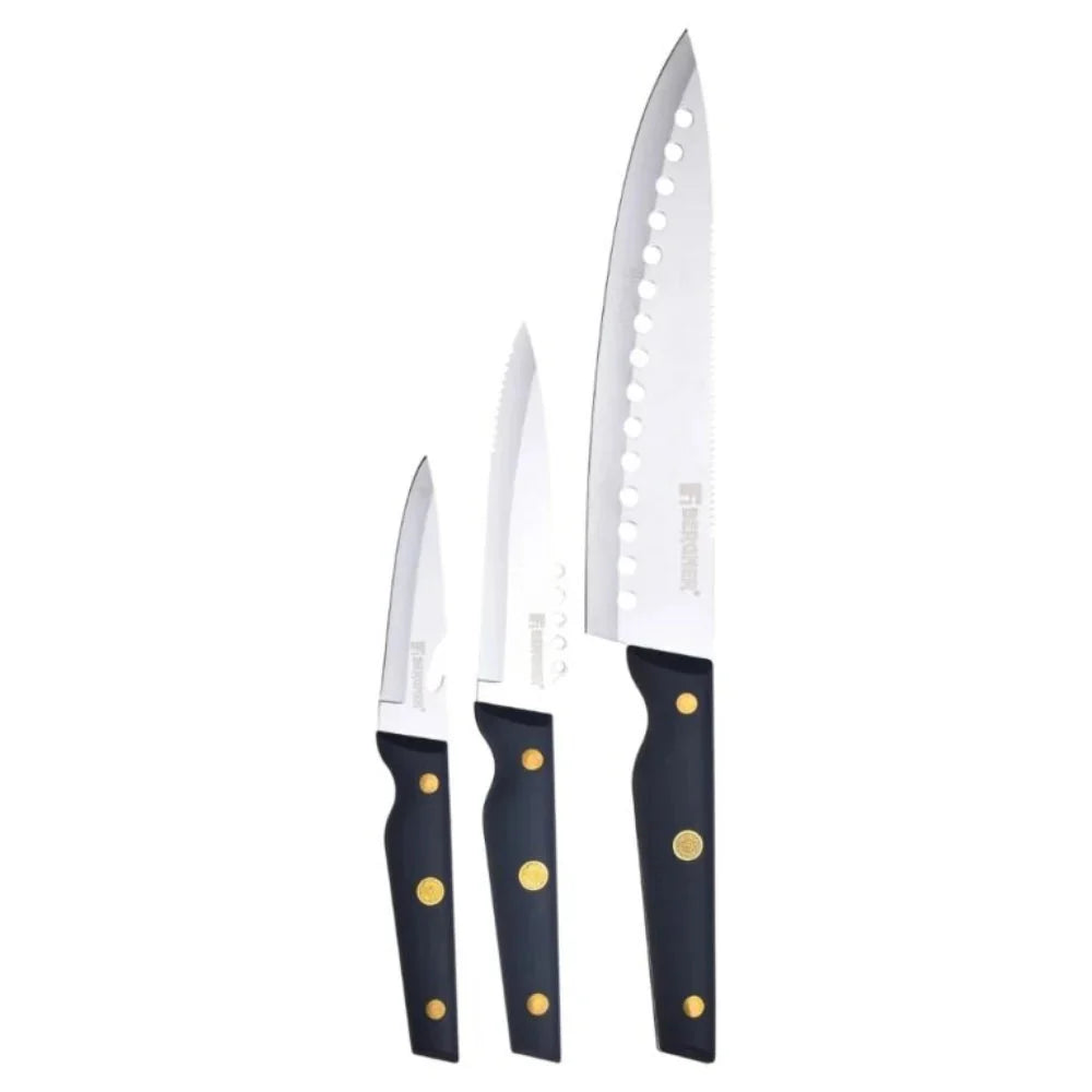 Set 3 Pcs Kitchen Tools Stainless Steel Pro Reeco knives set Set 3 Pcs Kitchen Tools Stainless Steel Pro Reeco Set 3 Pcs Kitchen Tools Stainless Steel Pro Reeco Bergner