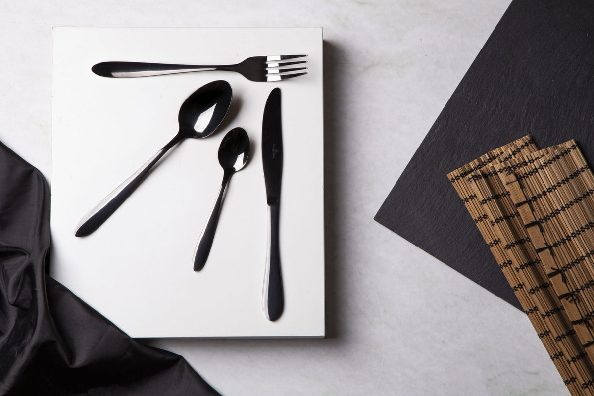 Berlinger Haus 24-Piece Cutlery Set - Black