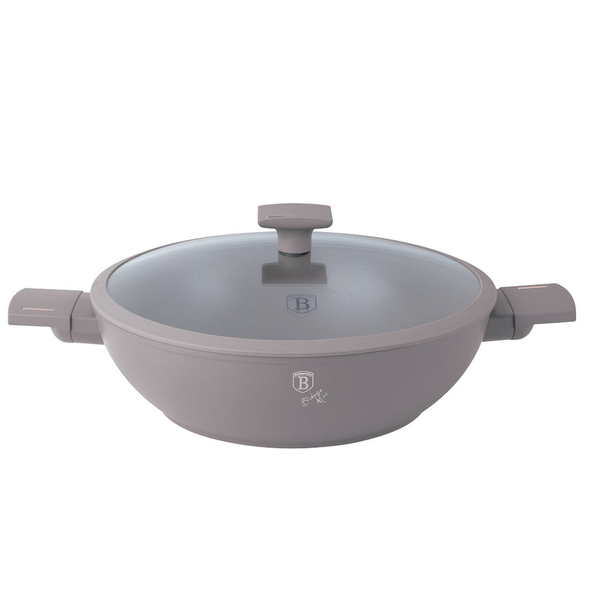Casserole Wok 30 cm in Taupe