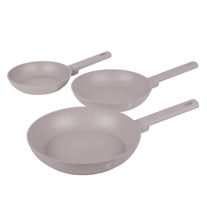Berlinger Haus Frypan Set 3 Pcs - Taupe