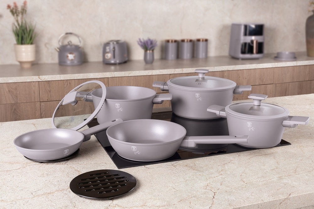 Berlinger Haus Cookware Set 10 Pieces - Taupe
