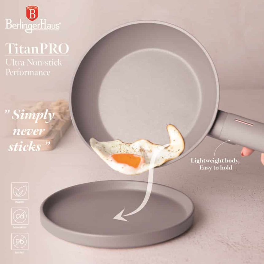 Berlinger Haus Cookware Set 15 Pieces - Taupe