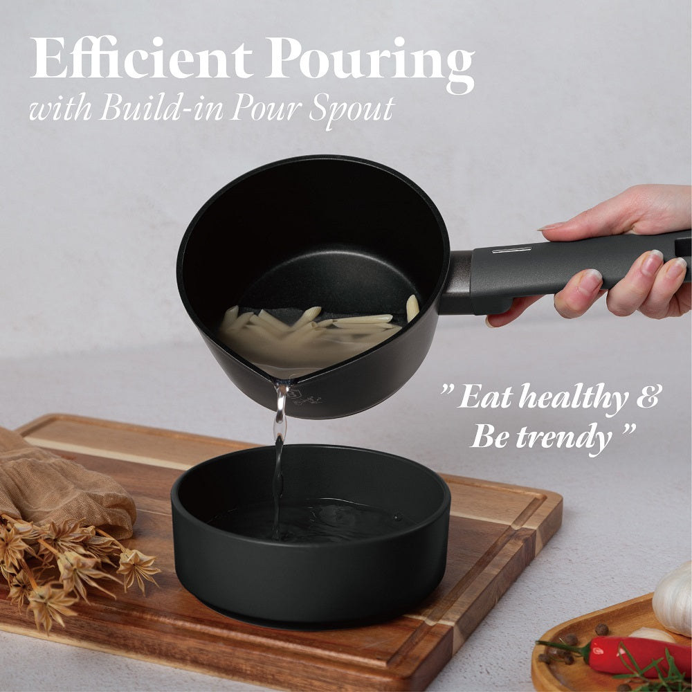 Sauce Pan in Anthracite 16 cm
