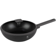 Wok with Lid in Anthracite 28 cm
