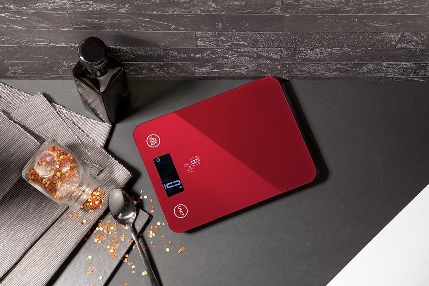 Berlinger Haus Digital Kitchen Scale - Red