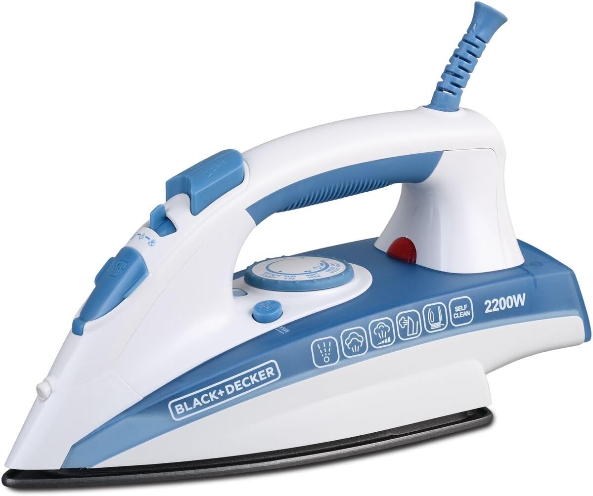 Black+Decker Steam Iron 2000W