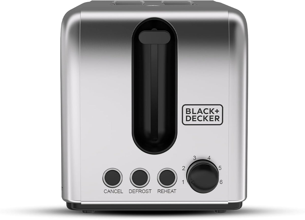 Black+Decker 2-Slice Toaster 1050W