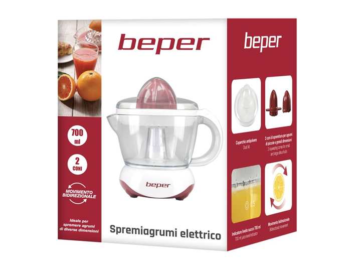 Beper Electric Citrus Juicer 25W, 700ML