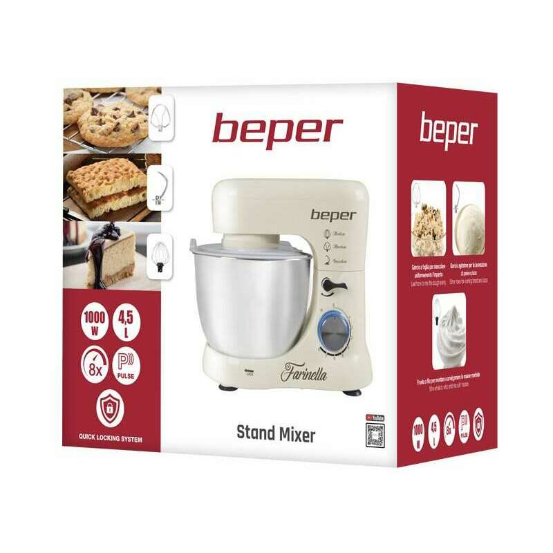 1000W, 4.5L Stand Mixer Stand Mixer 1000W, 4.5L Stand Mixer 1000W, 4.5L Stand Mixer Beper