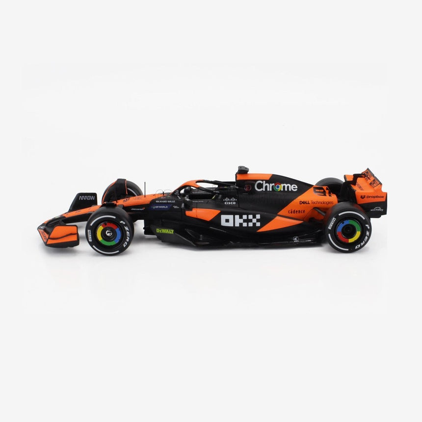 BURAGO 1/24 MCL38 OSCAR PIASTRI #81 WITH HELMET by BURAGO