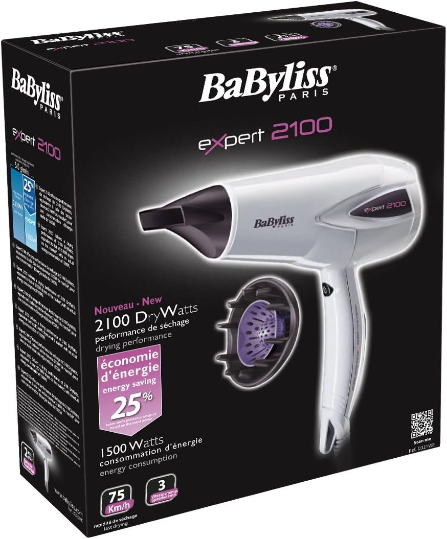 BaByliss Expert Hair Dryer, 2100