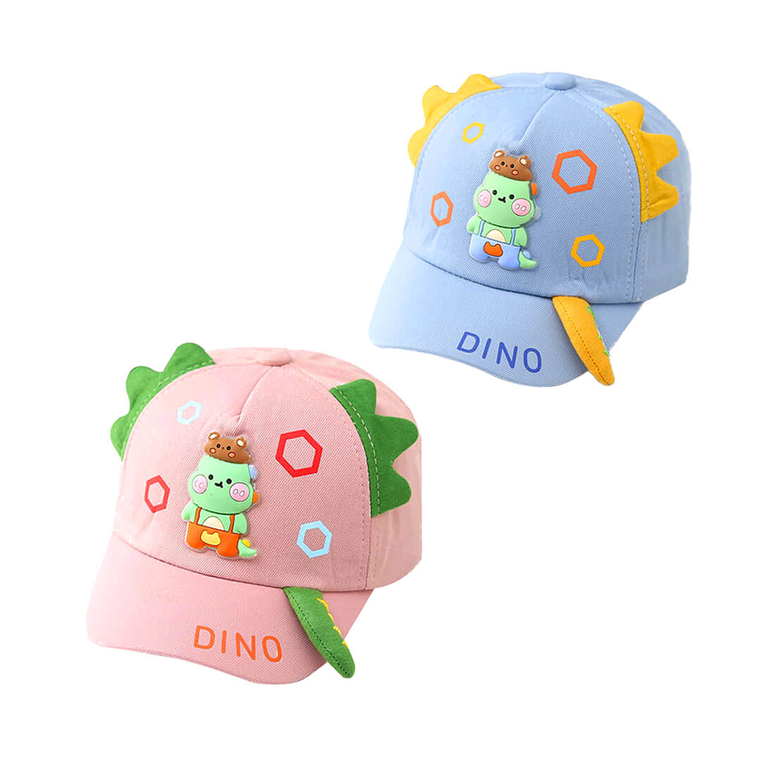 Cute Embossed Dinosaur Hat for Babies & Toddlers (6–24M)