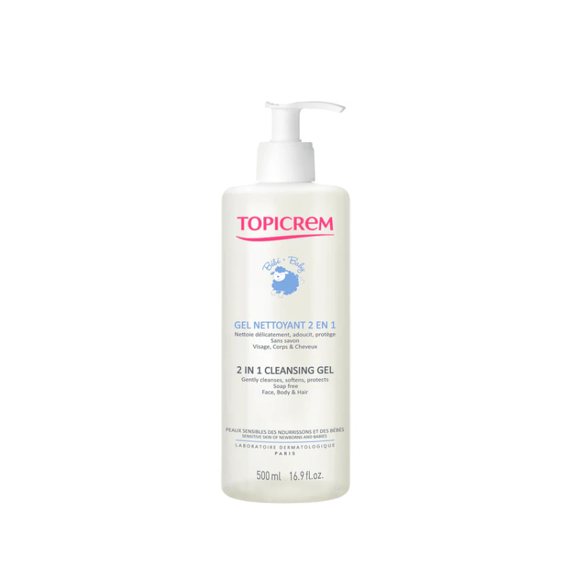 Baby 2 In 1 Cleansing Gel 500 mL Topicrem