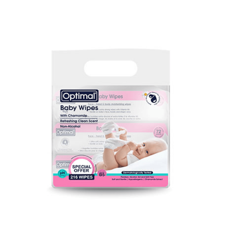 Optimal Baby Wipes Pack Of 3