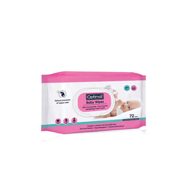 Optimal Baby Wipes With Plastic Lid