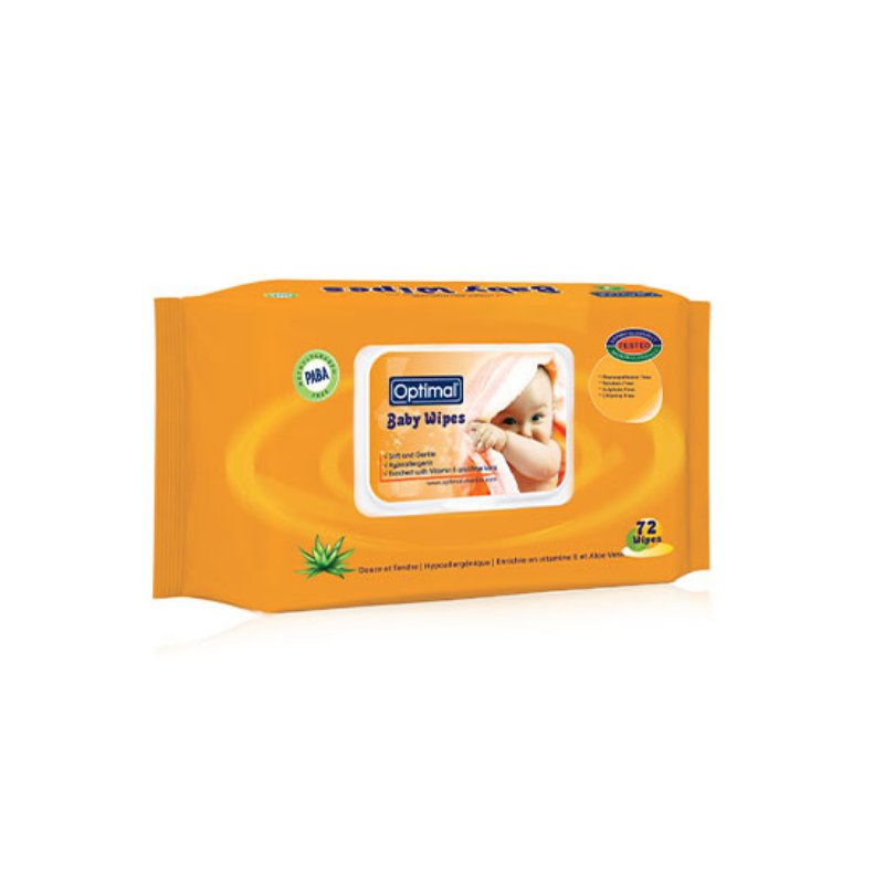 Optimal Baby Wipes With Plastic Lid