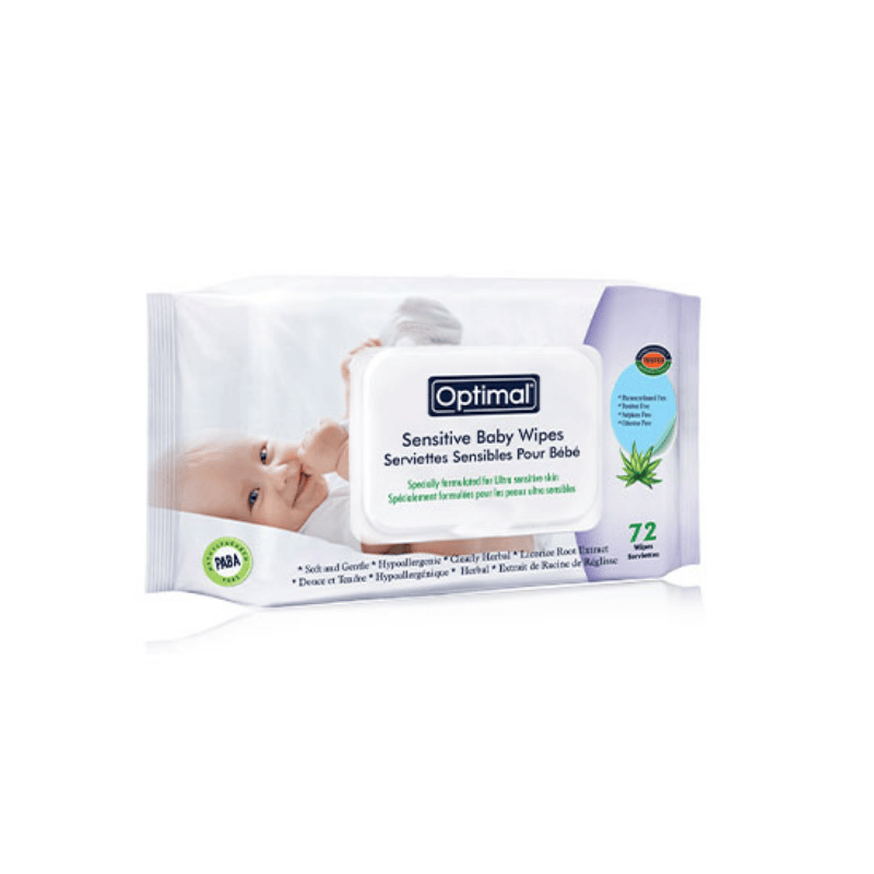 Optimal Baby Wipes With Plastic Lid