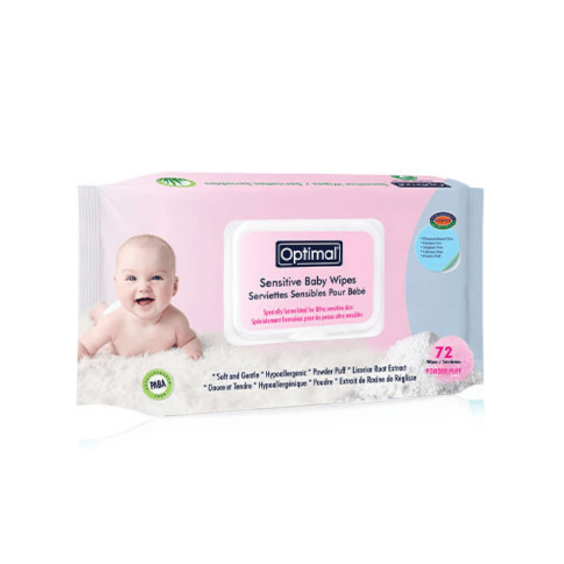 Optimal Baby Wipes With Plastic Lid