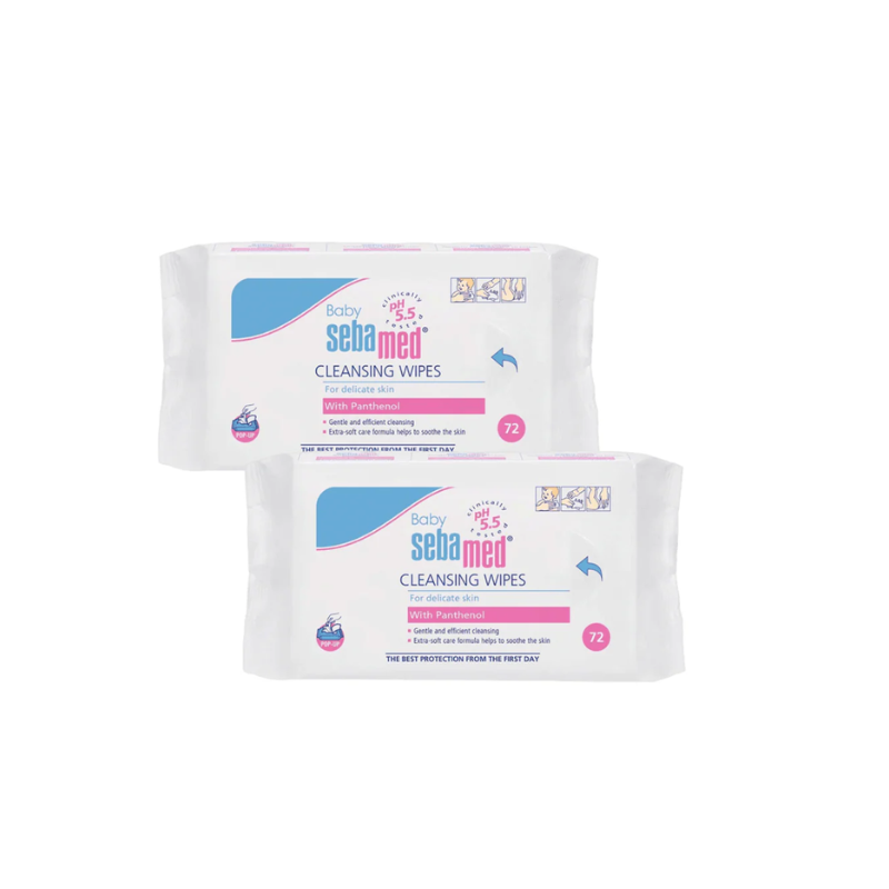 Baby wet wipes 72 duo pack
