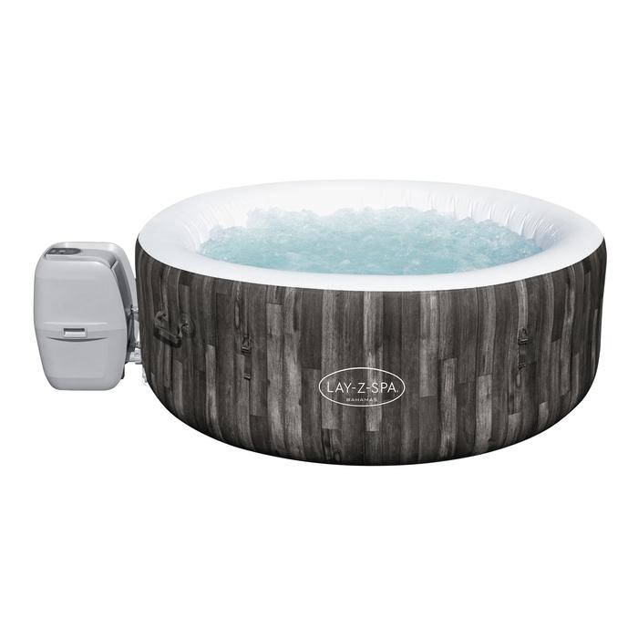 Lay-Z-Spa® 1.80m x 66cm Bahamas AirJet 4 Brown Wood Round Spa Bubble Pools Lay-Z-Spa® 1.80m x 66cm Bahamas AirJet 4 Brown Wood Round Lay-Z-Spa® 1.80m x 66cm Bahamas AirJet 4 Brown Wood Round Bestway