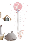 Balloon Rabbit Kids Wall Sticker