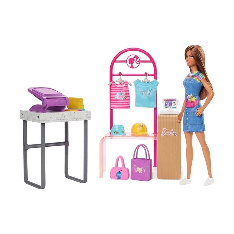 Barbie Doll & Accessories, Make & Sell Boutique Playset by Mattel
