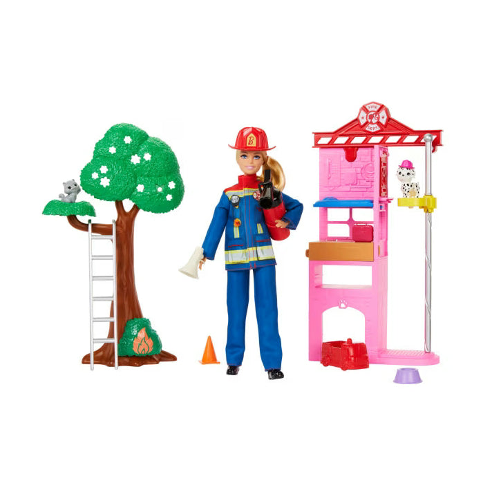 Barbie Firefighter Playset by Mattel