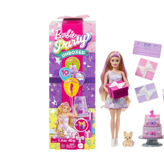 Barbie Party Unboxed Pet Birthday Series Doll by Mattel