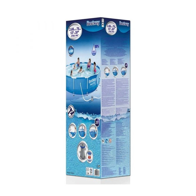 Bestway Steel Pro Pool Set 3.66m x 76cm by BESTWAY