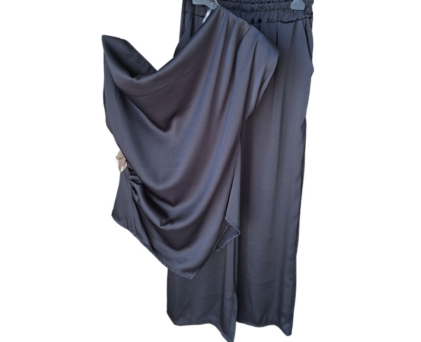 Black Satin Set
