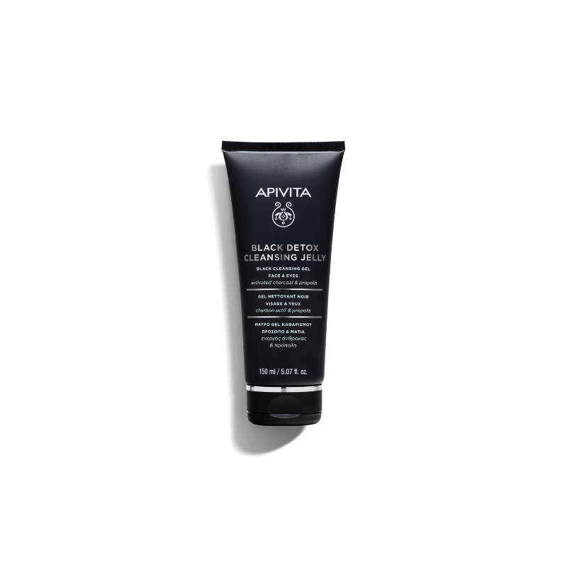 Apivita Black Detox Cleansing Gel Face & Eyes 150ml