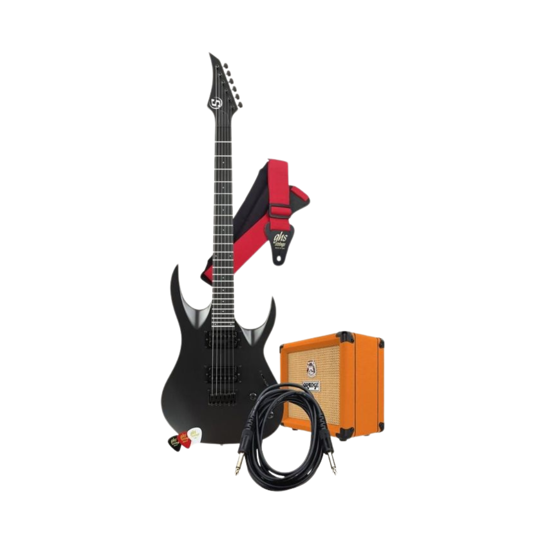 S by Solar AB4.6W Electric Guitar Bundle