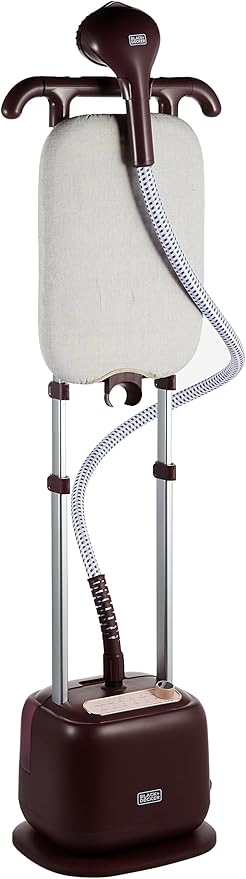 Black+DecKer Double Pole Garment Steamer