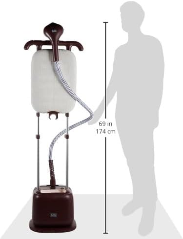 Black+DecKer Double Pole Garment Steamer