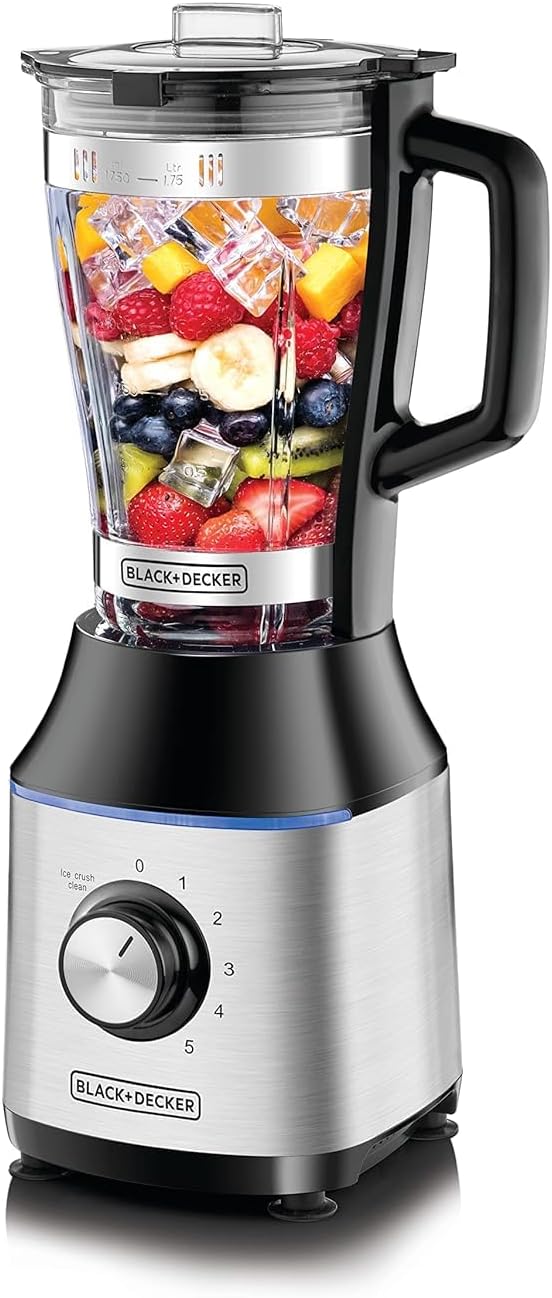 Black & Decker Blender with Glass Jar, 700W