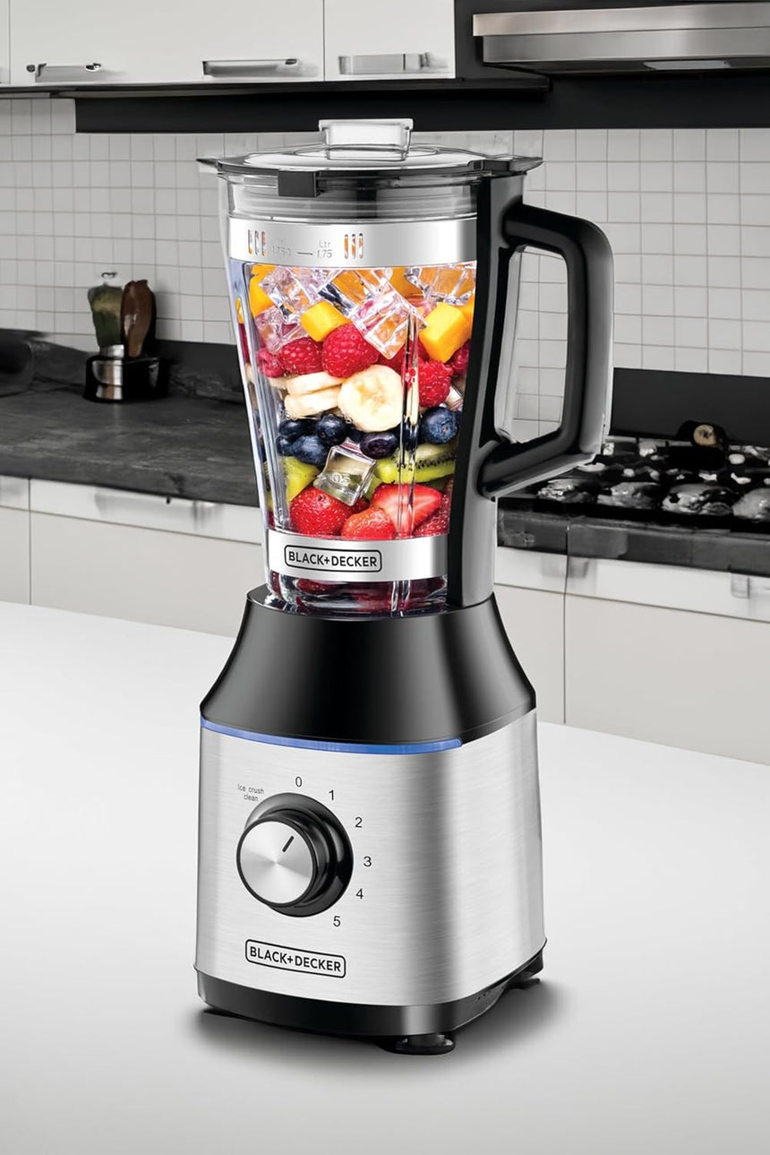 Black & Decker Blender with Glass Jar, 700W