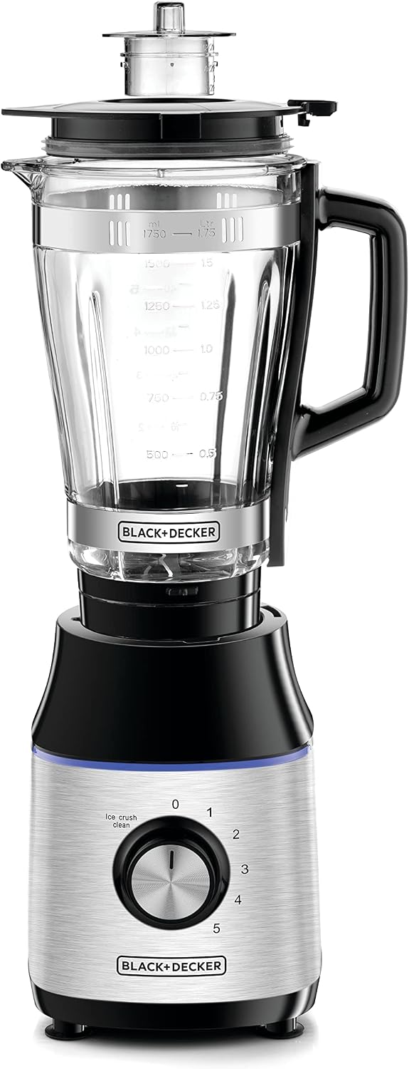 Black & Decker Blender with Glass Jar, 700W